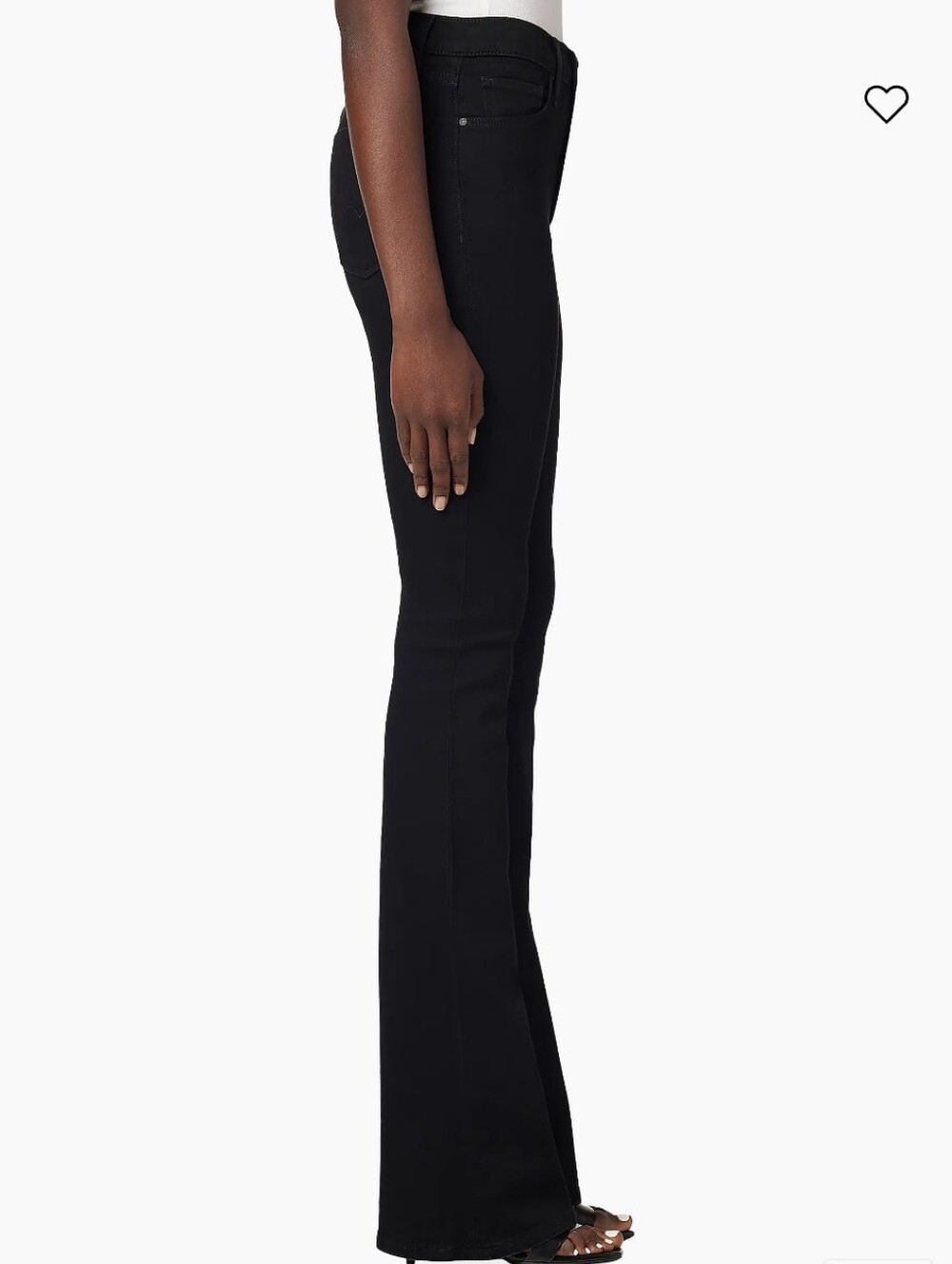 NWT High-Rise Jet Black Bootcut Slim Fit Women's Jeans size 26 Waist 34 Long - Picture 3 of 9